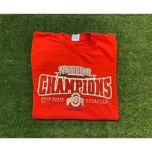 Vintage Ohio State Buckeyes 2002 National Champions long sleeve t-shirt large